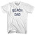 Beach Dad Adult Cotton T-Shirt - White
