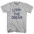 Livin' The Dream Womens Cotton Junior Cut T-Shirt - Grey Heather