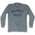 Beverly Hills Adult Tri-Blend Long Sleeve T-Shirt - Athletic Grey