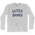 Outer Banks Adult Cotton Long Sleeve T-Shirt - Grey Heather