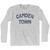 Camden Town Adult Cotton Long Sleeve T-Shirt - Grey Heather
