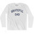 Grateful Dad Adult Cotton Long Sleeve T-Shirt - White