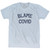 Blame Covid Adult Tri-Blend T-Shirt - Athletic White