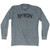 Byron Adult Tri-Blend Long Sleeve T-shirt - Athletic Grey
