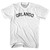 Orlando Youth Cotton T-shirt - White