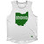Brohio Athletic Tank Top - Kelly Green And White
