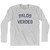Palos Verdes Adult Cotton Long Sleeve T-Shirt - Grey Heather