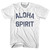 Aloha Spirit Womens Cotton Junior Cut T-shirt - White