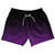 Black and Purple Ombres Blend 5" Swim Shorts Made in USA - Black Purple Black and Purple Ombres Blend 5" Swim Shorts Made in USA - Black Purple
