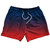 Navy to Red Ombres Blend 5" Swim Shorts Made in USA - Navy Red