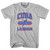 Cuba 90's Lacrosse Team Cotton Youth T-Shirt - Grey Heather