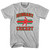 Hungary 90's Cricket Team Cotton Adult T-Shirt - Grey Heather Hungary 90's Cricket Team Cotton Adult T-Shirt - Grey Heather
