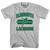 Djibouti 90's Lacrosse Team Cotton Youth T-Shirt - Grey Heather