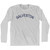 Texas Galveston Adult Cotton Long Sleeve Vintage T-Shirt - Grey Heather Texas Galveston Adult Cotton Long Sleeve Vintage T-Shirt - Grey Heather