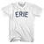 Pennsylvania Erie Womens Cotton Junior Cut Vintage T-shirt - White Pennsylvania Erie Womens Cotton Junior Cut Vintage T-shirt - White