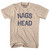 North Carolina Nags Head Adult Cotton Vintage T-Shirt - Creme