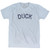 North Carolina Duck Adult Tri-Blend Vintage T-Shirt - Athletic White