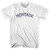 New York Montauk Womens Cotton Junior Cut Vintage T-shirt - White