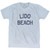 New York Lido Beach Adult Tri-Blend Vintage T-Shirt - Athletic White New York Lido Beach Adult Tri-Blend Vintage T-Shirt - Athletic White