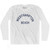 New York Westhampton Beach Adult Cotton Long Sleeve Vintage T-shirt - White New York Westhampton Beach Adult Cotton Long Sleeve Vintage T-shirt - White