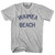 Hawaii Waimea Beach Adult Cotton Vintage T-Shirt - Grey Heather Hawaii Waimea Beach Adult Cotton Vintage T-Shirt - Grey Heather