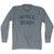 Nevada Whale Beach Adult Tri-Blend Long Sleeve Vintage T-shirt - Athletic Grey Nevada Whale Beach Adult Tri-Blend Long Sleeve Vintage T-shirt - Athletic Grey