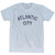 New Jersey Atlantic City Adult Tri-Blend Vintage T-Shirt - Athletic White