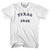 Texas State 1845 Adult Cotton Vintage T-shirt - White