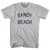 Wyoming Sandy Beach Youth Cotton Vintage T-Shirt - Grey Heather Wyoming Sandy Beach Youth Cotton Vintage T-Shirt - Grey Heather