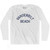 Florida Vanderbilt Beach Adult Cotton Long Sleeve Vintage T-shirt - White