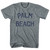Florida Palm Beach Adult Tri-Blend Vintage T-shirt - Athletic Grey