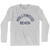 Florida Hollywood Beach Adult Cotton Long Sleeve Vintage T-Shirt - Grey Heather Florida Hollywood Beach Adult Cotton Long Sleeve Vintage T-Shirt - Grey Heather