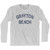 Florida Grayton Beach Adult Cotton Long Sleeve Vintage T-Shirt - Grey Heather Florida Grayton Beach Adult Cotton Long Sleeve Vintage T-Shirt - Grey Heather