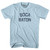 Florida Boca Raton Adult Cotton Vintage T-Shirt - Light Blue