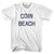 Delaware Coin Beach Adult Cotton Vintage T-shirt - White