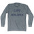 Delaware Cape Henlopen Adult Tri-Blend Long Sleeve Vintage T-shirt - Athletic Grey Delaware Cape Henlopen Adult Tri-Blend Long Sleeve Vintage T-shirt - Athletic Grey
