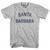 California Santa Barbara Adult Cotton Vintage T-Shirt - Grey Heather