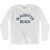 Delaware Slaughter Beach Adult Cotton Long Sleeve Vintage T-shirt - White