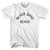 Alaska Black Sand Beach Womens Cotton Junior Cut Text T-shirt - White