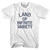 South Dakota Land of Infinite Variety Nickname Adult Cotton T-shirt - White