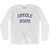 Louisiana Creole State Nickname Adult Cotton Long Sleeve T-shirt - White