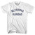 Kansas Bleeding Nickname Youth Cotton T-shirt - White