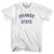Florida Orange State Nickname Womens Cotton Junior Cut T-Shirt - White