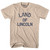 Illinois Land of Lincoln Nickname Adult Cotton T-Shirt - Creme