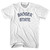 Wisconsin Badger State Nickname Womens Cotton Junior Cut T-Shirt - White