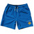 Kosovo Country Flag 7.5" Swim Shorts Made in USA - Blue