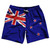 New Zealand Country Flag 7.5" Swim Shorts Made in USA - Blue White