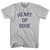 Alabama Heart of Dixie Nickname Adult Cotton T-Shirt - Cool Grey Alabama Heart of Dixie Nickname Adult Cotton T-Shirt - Cool Grey