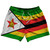 Zimbabwe Country Flag 5" Swim Shorts Made in USA - Green