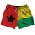 Guinea-Bissau Country Flag 5" Swim Shorts Made in USA - Red Green Yellow Guinea-Bissau Country Flag 5" Swim Shorts Made in USA - Red Green Yellow